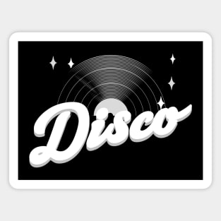 DISCO  - Vintage Vinyl (Grey) Magnet